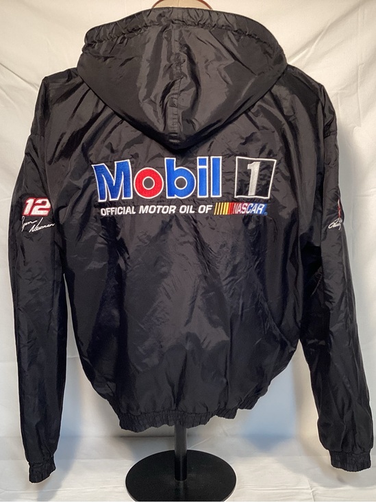 Charles River Apparel Other - NASCAR Mobil 1 Racing Ryan Newman Rusty Wallace Hooded Jacket Men’s Size Large